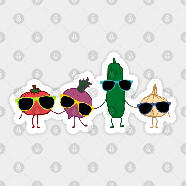 Cool vegetables Sticker by hyperactive